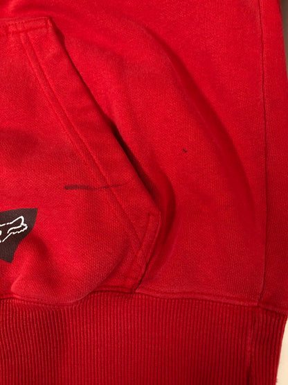 【現状渡し品】【メンズ】 FOX フォックス 00S PRINT HOODIE プルオーバーパーカー 146-260520-AS-31-min サイズ：M カラー：レッド 万代Net店