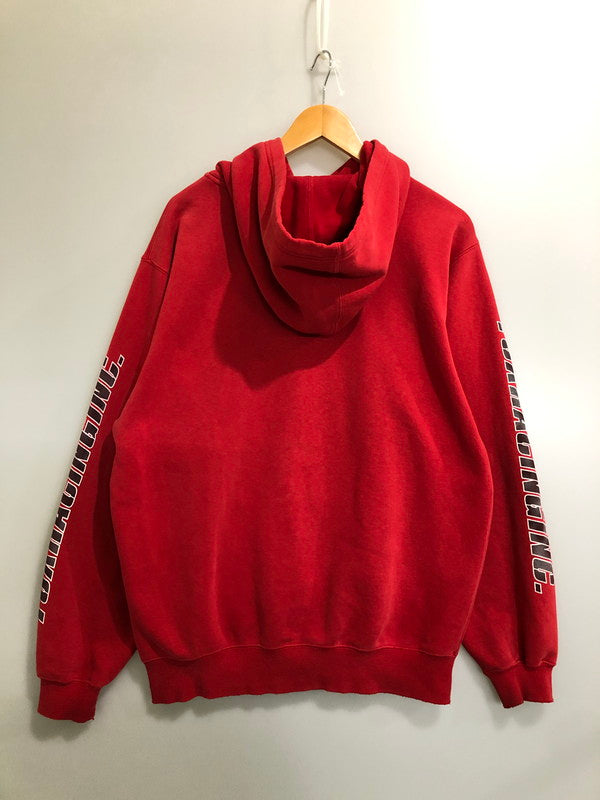 【現状渡し品】【メンズ】 FOX フォックス 00S PRINT HOODIE プルオーバーパーカー 146-260520-AS-31-min サイズ：M カラー：レッド 万代Net店