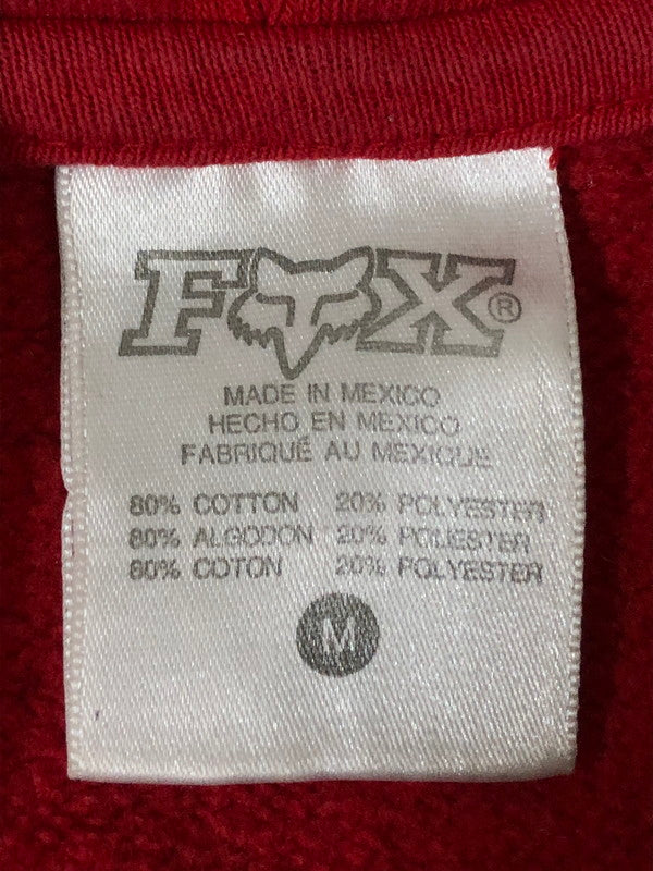 【現状渡し品】【メンズ】 FOX フォックス 00S PRINT HOODIE プルオーバーパーカー 146-260520-AS-31-min サイズ：M カラー：レッド 万代Net店