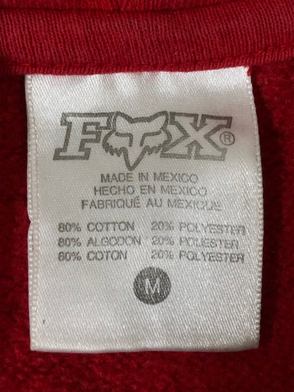【現状渡し品】【メンズ】 FOX フォックス 00S PRINT HOODIE プルオーバーパーカー 146-260520-AS-31-min サイズ：M カラー：レッド 万代Net店