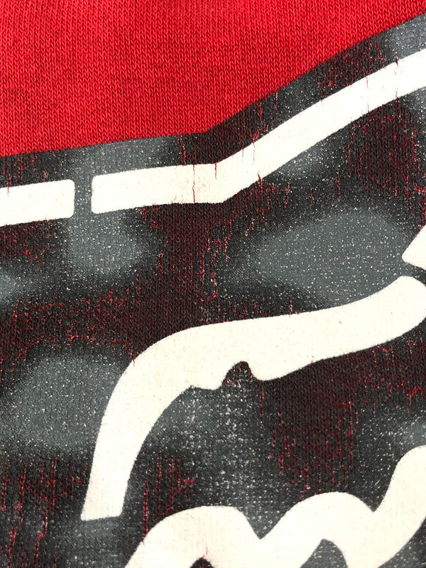 【現状渡し品】【メンズ】 FOX フォックス 00S PRINT HOODIE プルオーバーパーカー 146-260520-AS-31-min サイズ：M カラー：レッド 万代Net店