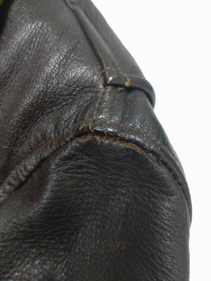 【現状渡し品】【メンズ】 The REAL McCOY'S ザ リアルマッコイズ TYPE G-1 LEATHER FLIGHT JACKET MIL-J-7823 N383-39622A レザー フライトジャケット アウター 145-260607-SH-05-hon サイズ：38 カラー：ブラウン 万代Net店