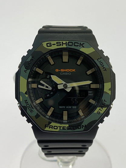 【中古美品】【メンズ】 CASIO カシオ G-SHOCK GA-2100 SERIES GA-2100SU-1AER ジーショック アナデジ クォーツ腕時計 196-260519-yn-16-min カラー：ブラック 万代Net店