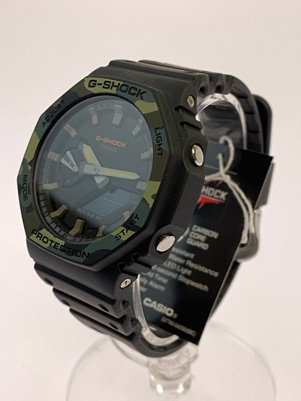 【中古美品】【メンズ】 CASIO カシオ G-SHOCK GA-2100 SERIES GA-2100SU-1AER ジーショック アナデジ クォーツ腕時計 196-260519-yn-16-min カラー：ブラック 万代Net店