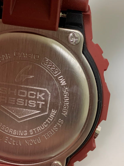 【中古美品】【メンズ/レディース】 CASIO カシオ G-SHOCK TREASURE HUNT SERIES DW-5600SBY-4DR トレジャーハント シリーズ クォーツ腕時計 196-260715-yn-40-min カラー：レッド 万代Net店