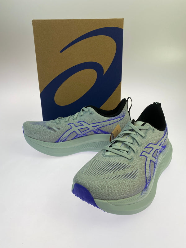 【未使用品】【メンズ】 ASICS アシックス 1011C156-400 グライドライド マックス 2 靴 シューズ スニーカー 162-260517-AS-30-min サイズ：26.5cm カラー：COLD MOSS/COBALT BURST 万代Net店