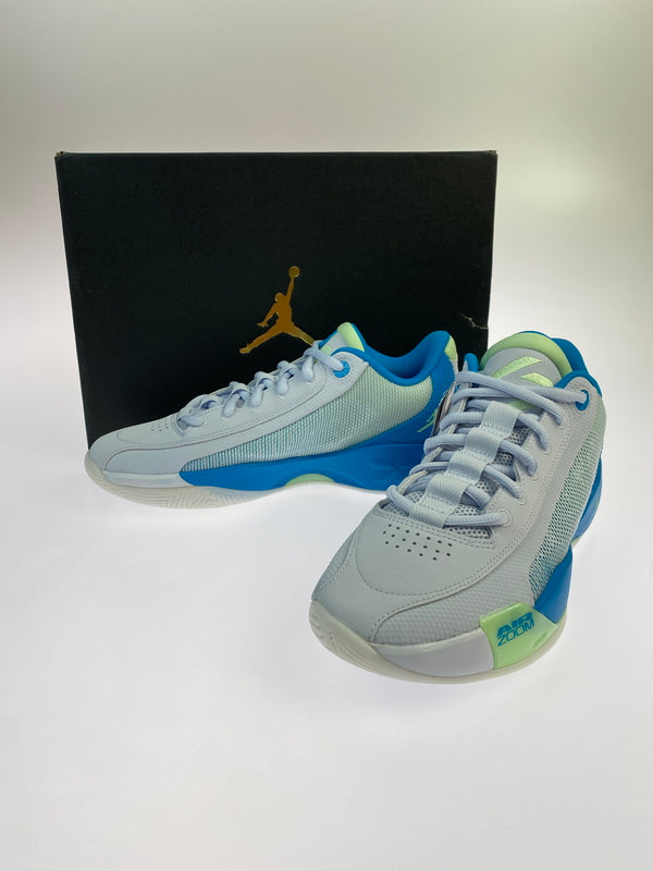 【未使用品】【メンズ】 NIKE ナイキ HF0819-002 JORDAN ルカ.77 PF 靴 シューズ スニーカー 160-260517-AS-8-min サイズ：27cm カラー：FOOTBALL GREY/VAPOR GREEN 万代Net店
