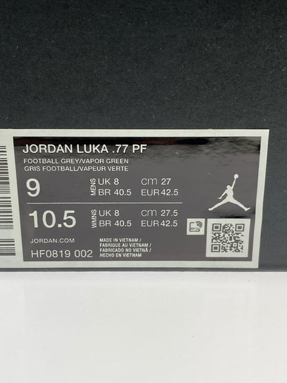 【未使用品】【メンズ】 NIKE ナイキ HF0819-002 JORDAN ルカ.77 PF 靴 シューズ スニーカー 160-260517-AS-8-min サイズ：27cm カラー：FOOTBALL GREY/VAPOR GREEN 万代Net店