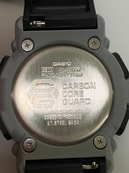 【中古美品】【メンズ/レディース】 CASIO カシオ G-SHOCK GA-2200M-1ADR GA-2200M-1ADR ジーショック 2200シリーズ 海外モデル アナデジ クォーツ腕時計 196-260715-yn-39-min カラー：ブラック 万代Net店