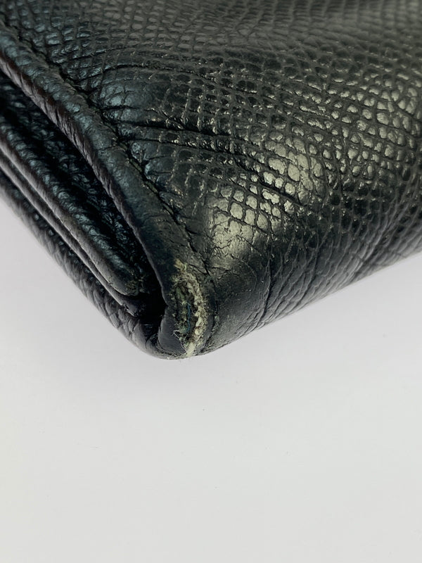 【現状渡し品】【メンズ/レディース】 BVLGARI ブルガリ LONG CRIP WALLET ロング クリップ ウォレット 長財布 181-260713-KS-11-min カラー：ブラック 万代Net店