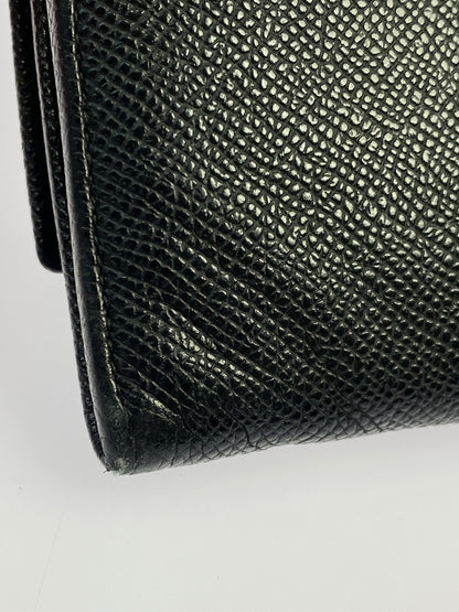 【現状渡し品】【メンズ/レディース】 BVLGARI ブルガリ LONG CRIP WALLET ロング クリップ ウォレット 長財布 181-260713-KS-11-min カラー：ブラック 万代Net店