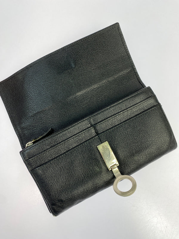 【現状渡し品】【メンズ/レディース】 BVLGARI ブルガリ LONG CRIP WALLET ロング クリップ ウォレット 長財布 181-260713-KS-11-min カラー：ブラック 万代Net店