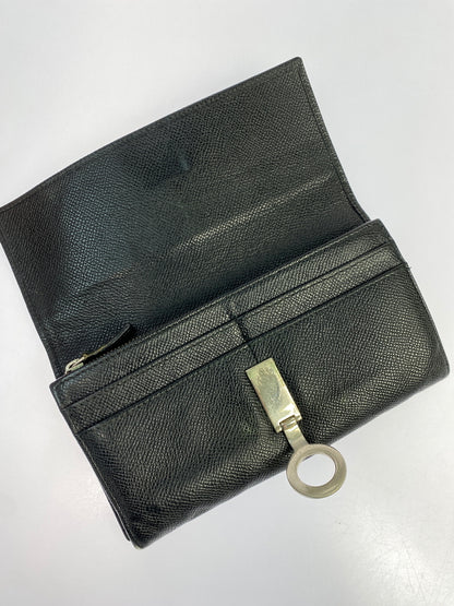 【現状渡し品】【メンズ/レディース】 BVLGARI ブルガリ LONG CRIP WALLET ロング クリップ ウォレット 長財布 181-260713-KS-11-min カラー：ブラック 万代Net店