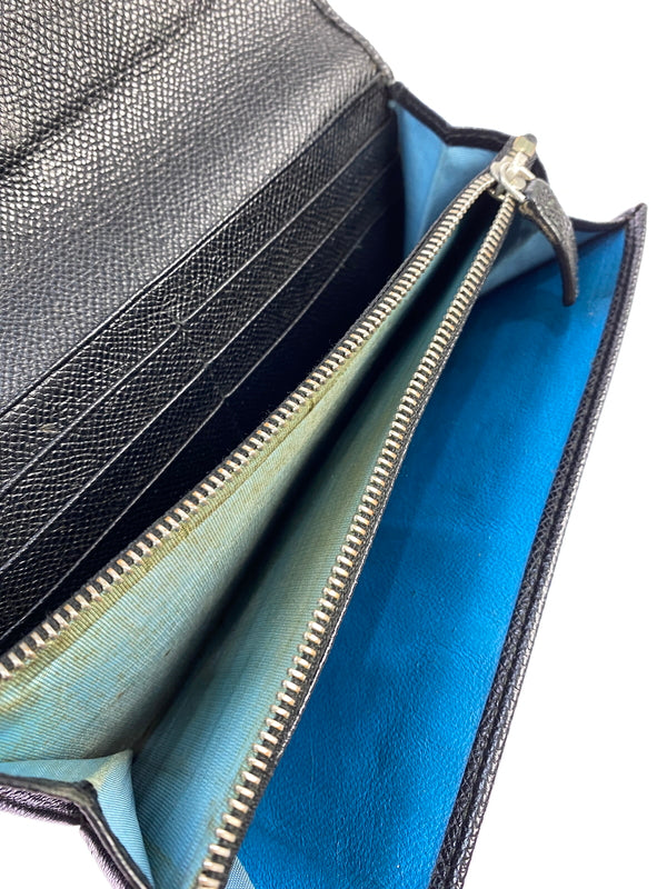 【現状渡し品】【メンズ/レディース】 BVLGARI ブルガリ LONG CRIP WALLET ロング クリップ ウォレット 長財布 181-260713-KS-11-min カラー：ブラック 万代Net店