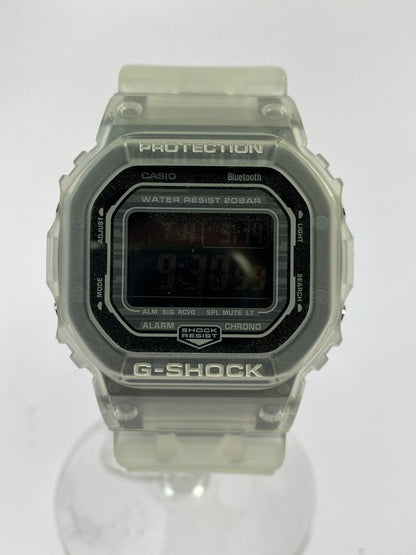 【中古美品】【メンズ/レディース】 CASIO カシオ G-SHOCK 5600 SERIES DW-B5600G-7DR ジーショック デジタル クォーツ腕時計 海外モデル 196-260519-yn-13-min カラー：ホワイト 万代Net店