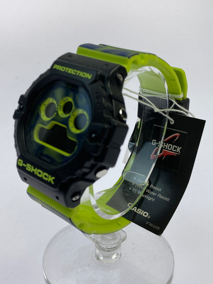【中古美品】【メンズ】 CASIO カシオ G-SHOCK TIME DISTORTION MODEL DW-5900TD-9DR ジーショック デジタル クォーツ腕時計 海外モデル 196-260519-yn-15-min カラー：ブラック/蛍光イエロー/ネイビー 万代Net店