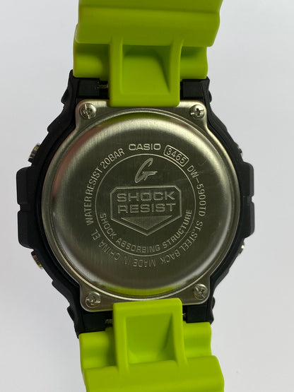 【中古美品】【メンズ】 CASIO カシオ G-SHOCK TIME DISTORTION MODEL DW-5900TD-9DR ジーショック デジタル クォーツ腕時計 海外モデル 196-260519-yn-15-min カラー：ブラック/蛍光イエロー/ネイビー 万代Net店