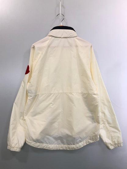 【中古品】【メンズ】 MONCLER モンクレール 23SS OCTANO LOGO APPLIQUED HO I10911A00143 53A5E オクタン ロゴ アップリケ フーデッド シェル ジャケット メンズ ライトアウター 141-260515-em-28-min サイズ：3 カラー：アイボリー 万代Net店