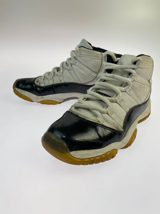 【現状渡し品】【メンズ/レディース】 NIKE ナイキ 378038-100 GS AIR JORDAN 11 RETRO CONCORD (2018) 靴 シューズ スニーカー 160-260517-AS-42-min サイズ：25cm カラー：ホワイト/ブラック 万代Net店