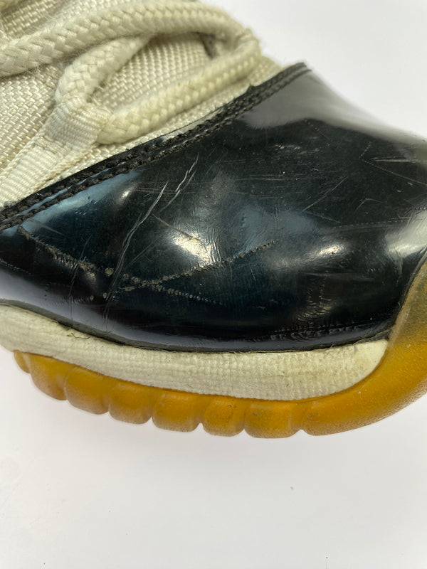 【現状渡し品】【メンズ/レディース】 NIKE ナイキ 378038-100 GS AIR JORDAN 11 RETRO CONCORD (2018) 靴 シューズ スニーカー 160-260517-AS-42-min サイズ：25cm カラー：ホワイト/ブラック 万代Net店