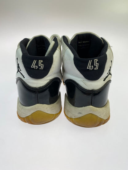 【現状渡し品】【メンズ/レディース】 NIKE ナイキ 378038-100 GS AIR JORDAN 11 RETRO CONCORD (2018) 靴 シューズ スニーカー 160-260517-AS-42-min サイズ：25cm カラー：ホワイト/ブラック 万代Net店