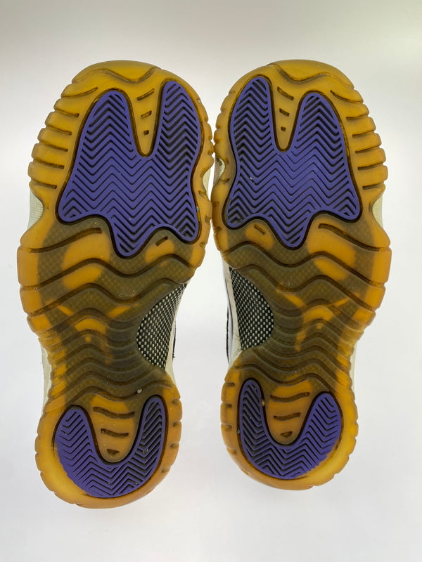 【現状渡し品】【メンズ/レディース】 NIKE ナイキ 378038-100 GS AIR JORDAN 11 RETRO CONCORD (2018) 靴 シューズ スニーカー 160-260517-AS-42-min サイズ：25cm カラー：ホワイト/ブラック 万代Net店