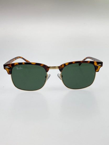 【中古品】【メンズ/レディース】 RAY-BAN レイバン CLUBMASTER CLASSIC RB3016 クラブマスター クラシック サングラス 52□21-140 203-260521-em-06-min カラー：ハバナ/グリーンクラシック 万代Net店