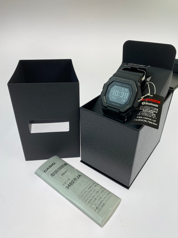 【中古美品】【メンズ】 CASIO カシオ G-SHOCK GBX-100 SERIES GBX-100NS-1JF デジタル クオーツ腕時計 196-260519-yn-18-min カラー：ブラック 万代Net店