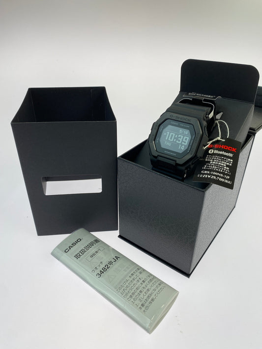 【中古美品】【メンズ】 CASIO カシオ G-SHOCK GBX-100 SERIES GBX-100NS-1JF デジタル クオーツ腕時計 196-260519-yn-18-min カラー：ブラック 万代Net店