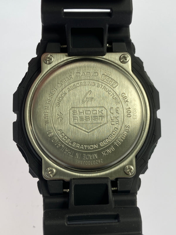 【中古美品】【メンズ】 CASIO カシオ G-SHOCK GBX-100 SERIES GBX-100NS-1JF デジタル クオーツ腕時計 196-260519-yn-18-min カラー：ブラック 万代Net店