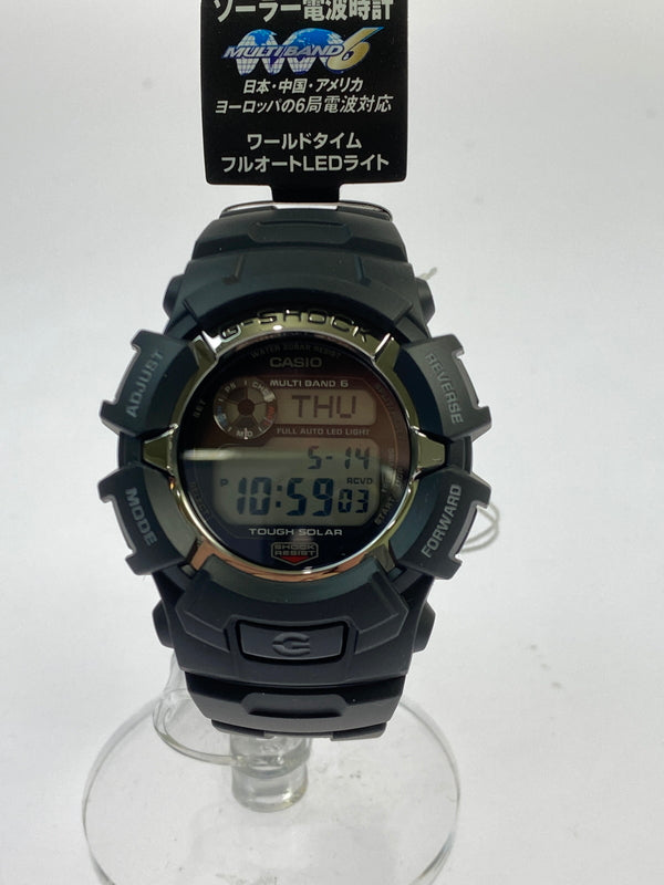 【中古美品】【メンズ】 CASIO カシオ G-SHOCK 2300 SERIES ソーラー電波 デジタル 腕時計 196-260519-yn-19-min カラー：ブラック 万代Net店