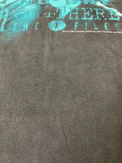 【中古品】【メンズ】 X-FILES エックスファイルズ 90S DRAMA TEE 90年代 ドラマ Tシャツ メンズトップス ヴィンテージ 146-260515-em-17-min サイズ：XL カラー：ブラック 万代Net店