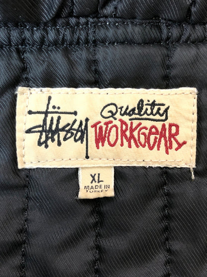 【中古品】【メンズ】 STUSSY ステューシー 00S CANVAS WORK JACKET 00年代 キャンバス ワーク ジャケット メンズ アウター コットンキャンバス 142-260515-em-29-min サイズ：XL カラー：ホワイト 万代Net店