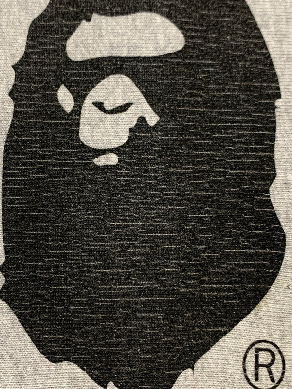 【中古品】【メンズ】 A BATHING APE アベイシングエイプ 初期PULLOVER HOODIE プルオーバーフーディ メンズ トップス パーカー 142-260515-em-15-min サイズ：XL カラー：グレー 万代Net店