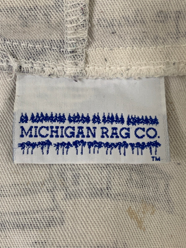【中古品】【メンズ】 MICHGAN LAG CO ミシガンラグ カンパニー 90S HOODED JACKET 90年代 フーデッド ジャケット メンズ アウター 146-260515-em-13-min カラー：ホワイト/ネイビー 万代Net店