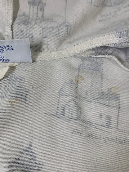 【中古品】【メンズ】 MICHGAN LAG CO ミシガンラグ カンパニー 90S HOODED JACKET 90年代 フーデッド ジャケット メンズ アウター 146-260515-em-13-min カラー：ホワイト/ネイビー 万代Net店