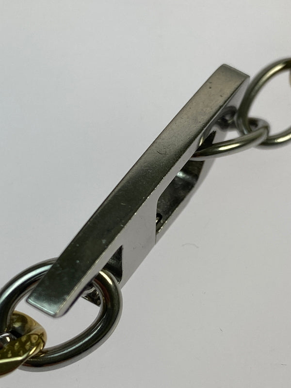 【中古品】【メンズ/レディース】 DIESEL ディーゼル STEEL CHAIN BRACELET スチール チェーン ブレスレット アクセサリー 193-260521-em-02-min カラー：ゴールド 万代Net店