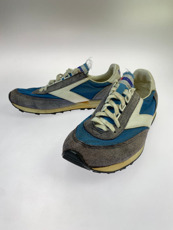 【現状渡し品】【メンズ】 BROOKS ブルックス 80's LOW CUT SNEAKER 80年代 ローカット スニーカー 靴 163-260519-yn-06-min サイズ：26.5cm カラー：ブルー系 万代Net店