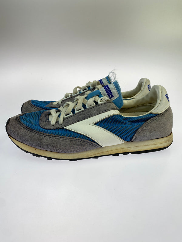 【現状渡し品】【メンズ】 BROOKS ブルックス 80's LOW CUT SNEAKER 80年代 ローカット スニーカー 靴 163-260519-yn-06-min サイズ：26.5cm カラー：ブルー系 万代Net店
