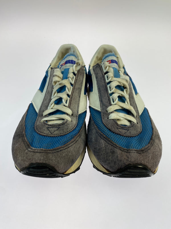 【現状渡し品】【メンズ】 BROOKS ブルックス 80's LOW CUT SNEAKER 80年代 ローカット スニーカー 靴 163-260519-yn-06-min サイズ：26.5cm カラー：ブルー系 万代Net店