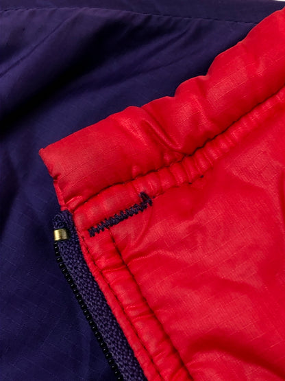 【中古品】【メンズ】 PATAGONIA パタゴニア 90S PUFFBALL VEST 90年代 パフボール ベスト メンズアウター ベスト 144-260515-em-34-min サイズ：M カラー：パープル 万代Net店