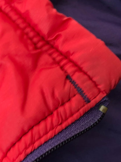 【中古品】【メンズ】 PATAGONIA パタゴニア 90S PUFFBALL VEST 90年代 パフボール ベスト メンズアウター ベスト 144-260515-em-34-min サイズ：M カラー：パープル 万代Net店