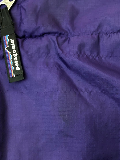 【中古品】【メンズ】 PATAGONIA パタゴニア 90S PUFFBALL VEST 90年代 パフボール ベスト メンズアウター ベスト 144-260515-em-34-min サイズ：M カラー：パープル 万代Net店