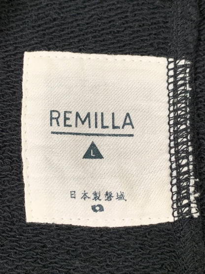 【中古品】【メンズ】 REMILLA レミーラ スモックベスト メンズ スウェット ベスト 重ね着 140-260518-em-33-min サイズ：L カラー：ブラック 万代Net店