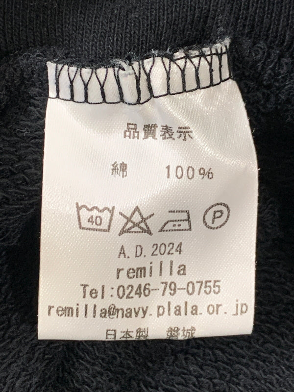 【中古品】【メンズ】 REMILLA レミーラ スモックベスト メンズ スウェット ベスト 重ね着 140-260518-em-33-min サイズ：L カラー：ブラック 万代Net店