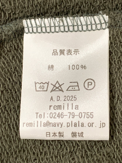 【中古品】【メンズ】 REMILLA レミーラ SWEATSHIRT スウェットシャツ メンズ 長袖 トップス トレーナー 140-260518-em-31-min サイズ：L カラー：カーキグリーン 万代Net店