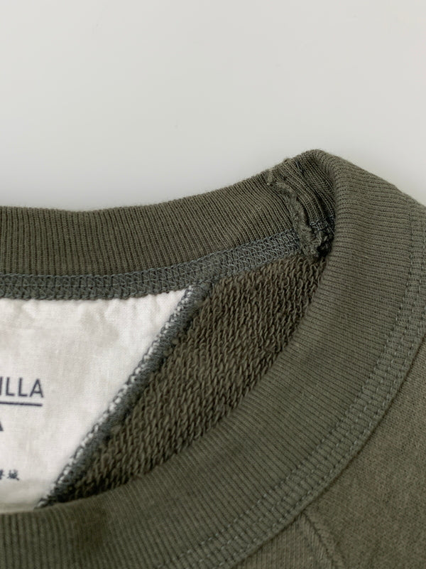 【中古品】【メンズ】 REMILLA レミーラ SWEATSHIRT スウェットシャツ メンズ 長袖 トップス トレーナー 140-260518-em-31-min サイズ：L カラー：カーキグリーン 万代Net店