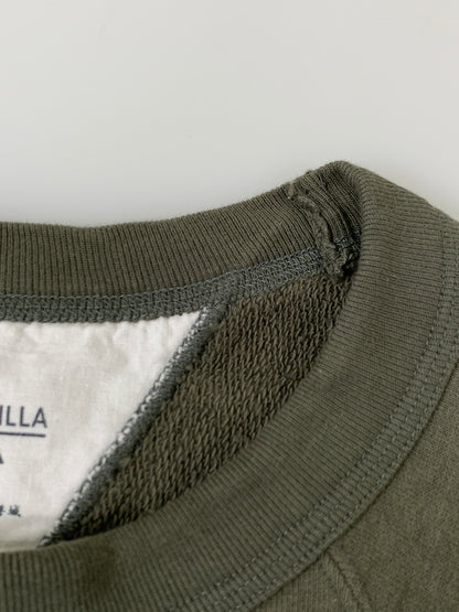 【中古品】【メンズ】 REMILLA レミーラ SWEATSHIRT スウェットシャツ メンズ 長袖 トップス トレーナー 140-260518-em-31-min サイズ：L カラー：カーキグリーン 万代Net店