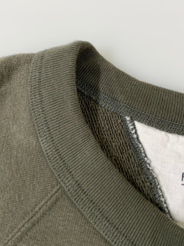 【中古品】【メンズ】 REMILLA レミーラ SWEATSHIRT スウェットシャツ メンズ 長袖 トップス トレーナー 140-260518-em-31-min サイズ：L カラー：カーキグリーン 万代Net店