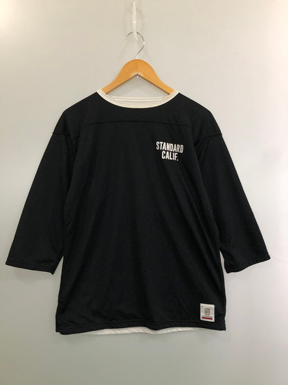 【中古品】【メンズ】 STANDARD CALIFORNIA スタンダードカリフォルニア REVERSIBLE MESH GAME SHIRT リバーシブル メッシュ ゲームシャツ トップス 140-260519-yn-24-min サイズ：表記なし 下記参照 カラー：ホワイト/ブラック 万代Net店